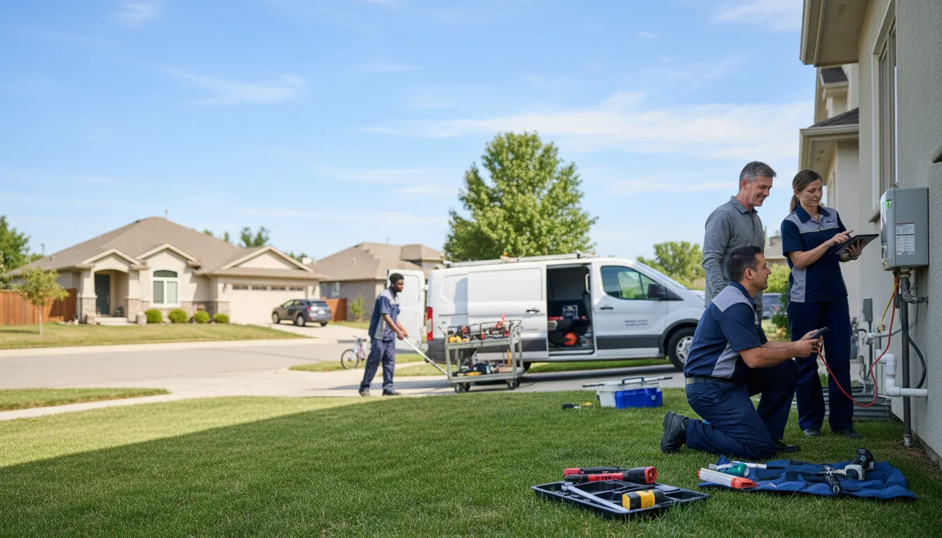 Tankless water heater service in Longdale, OK